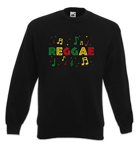 Sweatshirt Rasta Reggae Notes Urban Backwoods pour homme en coton