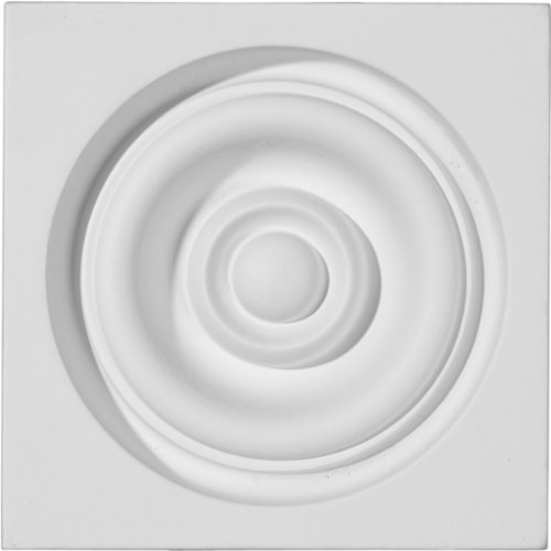 Ekena Millwork PB04X04X01RE 4 1/4-Inch W x 4 1/4-Inch H x 1 5/8-Inch P Reece Plinth Block