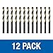 Champion Cutting Tool Heavy Duty BlackGold Jobber Drill Bits, 135 Degree Split Point: XGO-1/4 (12 pieces per pack)-MADE IN USA