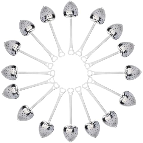 ZIIVARD 50 Pieces Tea Infuser Stainless Steel Cover