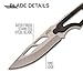 MASTER USA Mu-1123Sd Tactical Neck Knife 6.75-Inch Overall