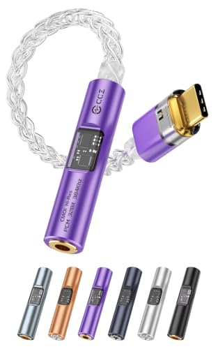 Image of 2026 USB C DAC Audio Adapter with Headphone Amplifier, USB C to 3.5mm Audio Adapter for Wired Headphones, Hi-Res Type C DAC Compatible with iPhone 15, Android, Laptop & Tablet