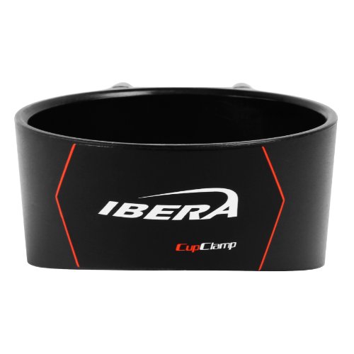 Ibera Bike Handlebar Cup Holder, Black with Multi-Way Mount for Commuters and Road bike - Thumbnail 7