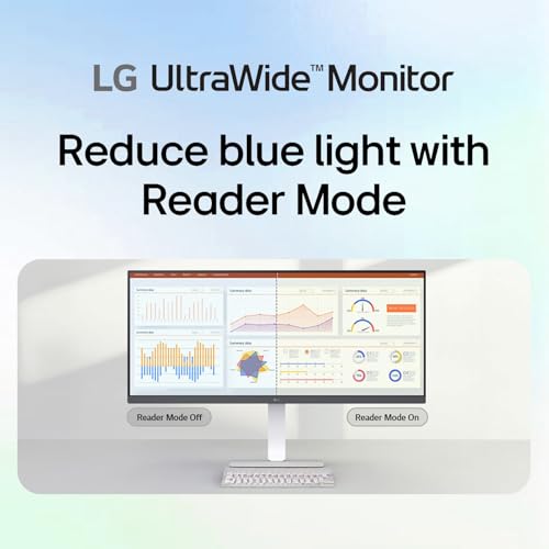 Image of LG 34 inch UltraWide Monitor, 21:9 WFHD (2560 x 1080) IPS Display, 100Hz Refresh Rate, VESA DisplayHDR 400, HDR10, Flicker Safe, USB Type-C, HDMI, DisplayPort, Height /Swivel /Tilt Adjustable Stand, White