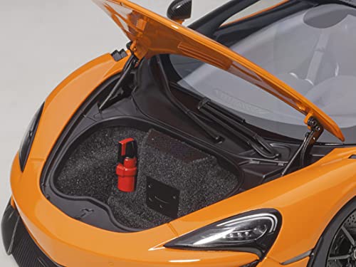Modelo Auto McLaren 600LT Myan Orange 1:18 Autoart miniatura 3