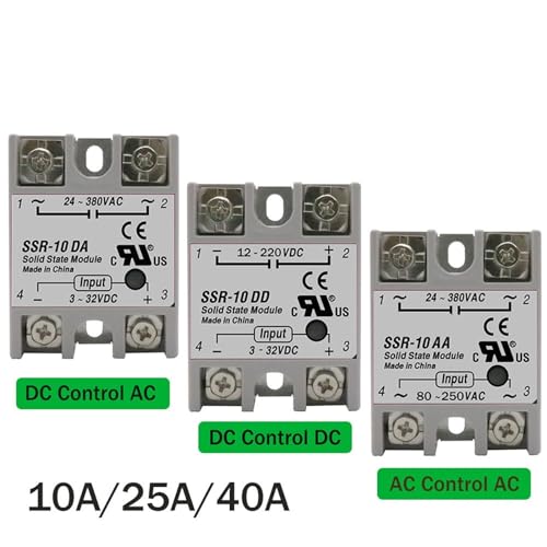 Relais à semi-conducteurs SSR-10A DA pour régulation thermique PID - 2