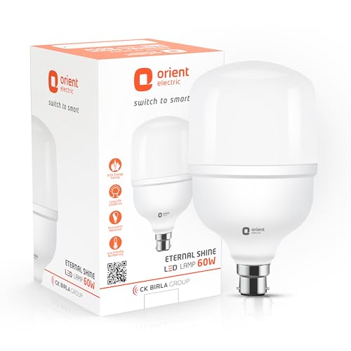 Image of Orient Electric Eternal Shine LED Bulb | 60 Watts | 12 Months Warranty | Cool White, Pack of 1 | 25000 Hours + 180 degree coverage