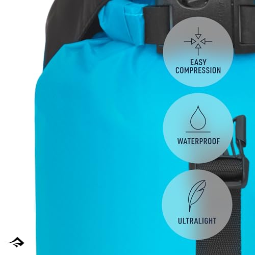 Image of Sea to Summit eVac Ultra-Lightweight Compression Dry Bag, Waterproof Dry Storage, 20 Liter, Highrise Grey