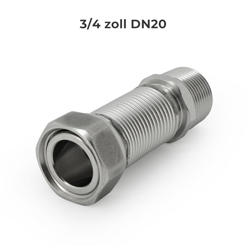 Tubos flexibles de acero inoxidable Vancoco con longitud extensible de 75 a 130 mm 5