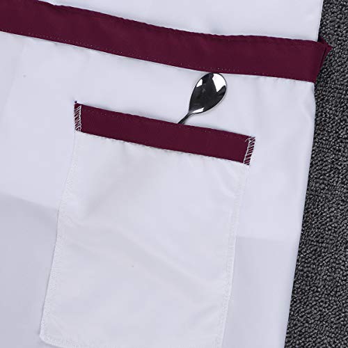 Inhzoy Costume da Cuoco Uniforme da Chef Unisex