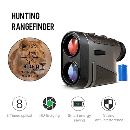 Multifunctional Golf Laser Rangefinder Telescope with Flag-Lock Slope Distance Meter Fit for Hunting Construction Monocular(Red,800m) - Image 7