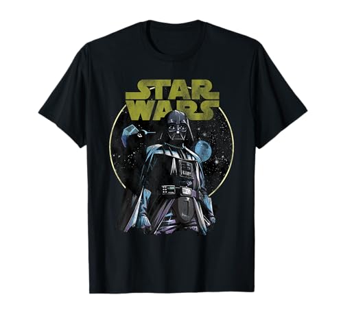 Star Wars Darth Vader Death Star and TIE Fighter T-Shirt T-Shirt