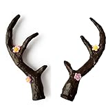 Miniature deer antlers on magnet, BJD doll mule horns accessories outfit headwear