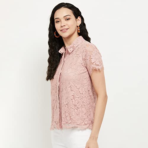 Image of Max Women's Polyester Blend Regular Fit Top