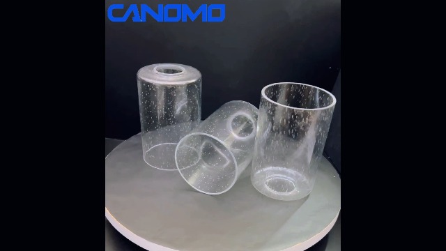 Canomo 3 Packs 6 Inch x 4 Inch Bubble Seeded Glass Light