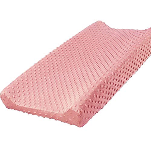 Image of Owlowla Changing Pad Cover, Soft Minky Dots Changing Table Sheets for Baby Boy and Girl(Coral)