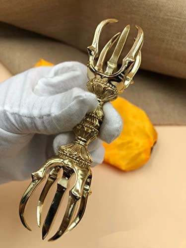 五鈷杵 密教法具 寺院用仏具 金剛杵 仏具 法具 お守り 御守 魔除け 長さ約13cm