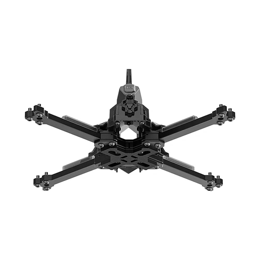 Kit de marco carrera deportiva Mach R5, 5 pulgadas, 210mm,5mm, dimensiones del brazo, 148x148x51mm, apto for Dron carreras con visión en primera persona(Mach R5 Frame Kit)