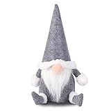 CERAYOU Decorative Door Stopper Santa Claus Door Stop, Fabric Heavy Duty Weighted Doorstop Wall Protector, Christmas Gnomes Ornaments for Home Office Decoration