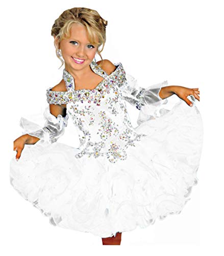 AVDA Infant Girls' Bateau Kids Gowns Pageant Cupcake Dresses