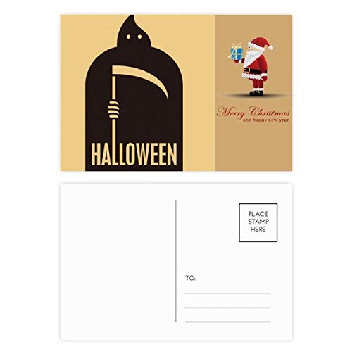 Cartes postales Halloween Azrael Noir lot de 20 pour invitations et décoration de table