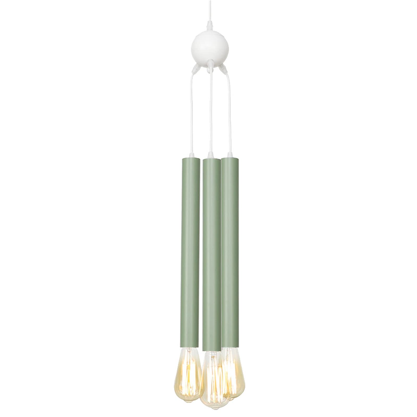 Lámpara colgante de 3 luces con cable ajustable para techo de cocina 6