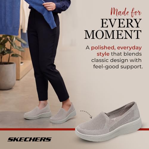 Image of Skechers Womens Arch Fit Laguna - Adore Her | Modern Comfort Casual, Relaxed Fit, Arch Fit, Air-Cooled Memory Foam, Machine Washable, Vegan