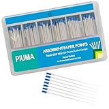 JEVOLVE 200 Pcs Dental Absorbent Paper Points 0.02 Taper | Dental Endodontic Special Taper - Size 60