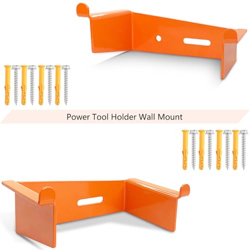 Support perceuse sans fil mural x4 pour organiser votre garage