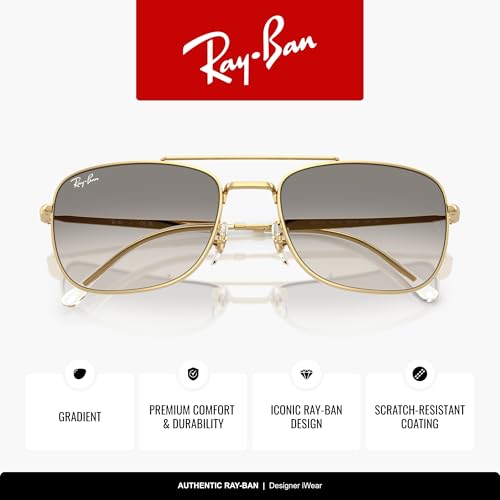 Image of Ray-Ban Unisex Rb3755 Rectangular Sunglasses