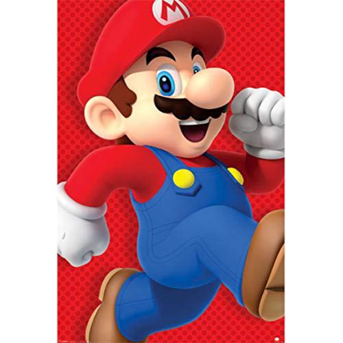 Pyramid International Poster Super Mario (Run) - Papier Glacé - 91x61cm