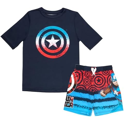 Marvel Captain America Boys Swim Set Cover
