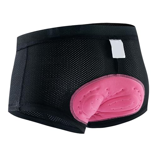 Legou Short feminino de ciclismo, elástico e respirável, Preto, P