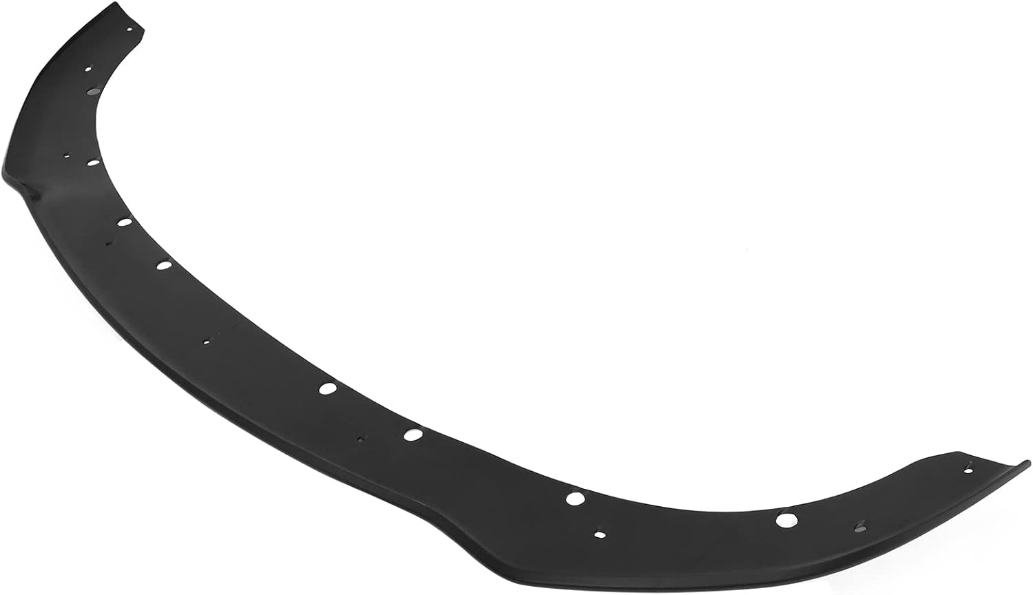IKON MOTORSPORTS, Front Bumper Lip Protector Compatible with 2015-2023 Dodge Charger Standard Sedan, Matte Black IKON Style PP Air Dam Chin Spoiler Guard Cover, Only Fits IKON Bumper