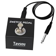 ♬Multifunctional：This Tap Switch Pedal can be used to connect to many kinds of Pedals, such as Delay. ♬TS Cable: 1/4"(6.35mm) TS jack, for connecting to the device you need to control. ♬One Momentary Switch: The soft-touch non-latching switch will br...