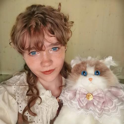 Image of Chongker Cat Shaped Backpack - Handcrafted Stuffed Animals Plush Bag with Adjustable Shoulder, Crossbody, and Handbag Straps (Ragdoll Bag)