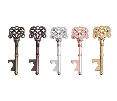 Apribottiglie A Chiave Vintage - 10 Pezzi Con Etichette E Spago, Per Matrimoni E Feste - Foto 9