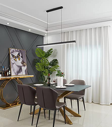 Lampe table suspendue LED réglable avec télécommande pour bureau et salle à manger