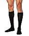 2XU Men's Performance Compression Run Sock, Black/Black, Medium