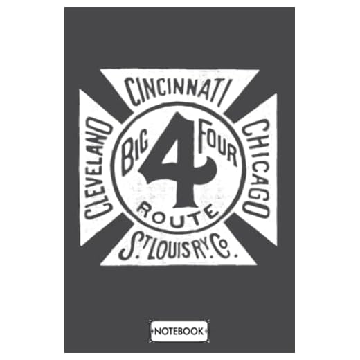 Big Four Route G90193 Notebook: 6x9 120 Pages, Journal, Diary, Lined College Ruled Paper, Matte Finish Cover, Planner