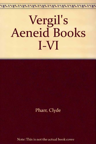 Vergil's Aeneid Books I-VI B000JOT9IG Book Cover