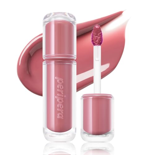 Image of Peripera Mood Glowy Tint | Watery Glow Finish, Buildable Fresh Color, Long-Lasting Stain | Lightweight & Non-Sticky | K-Beauty Lip Tint, Safe for Sensitive Lips (14 ROSY WISH)