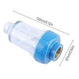 Leitungswasserfilter Haushaltswasserfilter Wasserfilter für Waschmaschine und Wasserhahn Vorfilter zur Reinigung und Entschmutzung