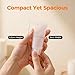 SYBL 5ml 20 Pcs Refillable Empty Tubes Bottles Squeezable Sample Containers Translucent Surface Travel Sample Bottles for Toothpaste Shampoo Facial Cleanser Lotion Hand Cream