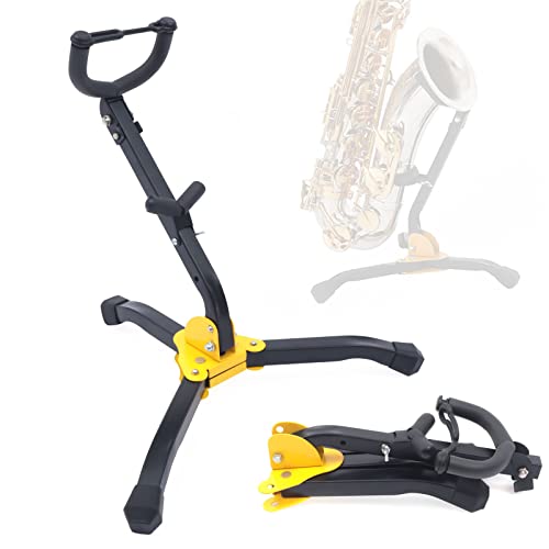 Soporte para saxofón de 360 mm de altura, soporte para saxofón, soporte para trípode, soporte ajustable para saxofón alto, soporte portátil para saxofón alto, saxofón tenor Cover