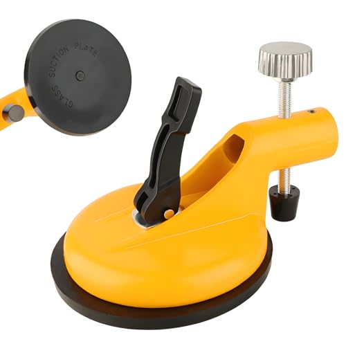 Floor Gap Fixer Tool, Heavy Duty Floor Gaps Fixer Tool, Suction Cup Tile Leveler, Tile Countertop Installation Tools, Adjustable Height Aluminum Alloy Setter for Granite, Marble, Quartz Slabs