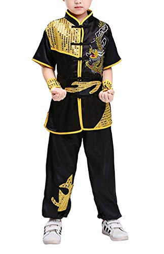 image for CRB Fashion Mens Boys Childrens Kids Kung Fu Master Tai Chi Dragon Chi