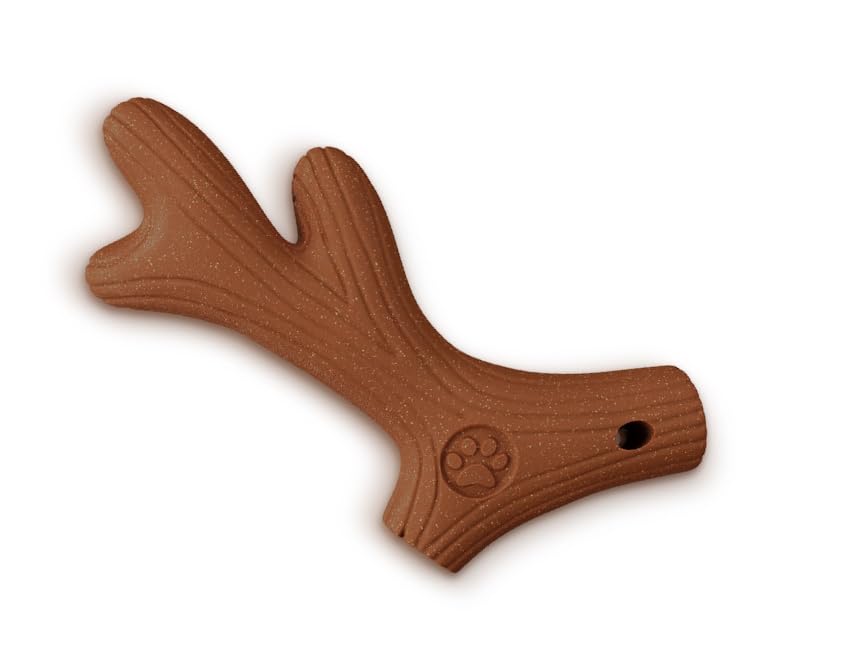Design Shed Dog Chew Beef Flavor Antler, Wood Sawdust Durable Dog Chew Toy Bone For Aggressive Chewers With Real Bacon Flavor