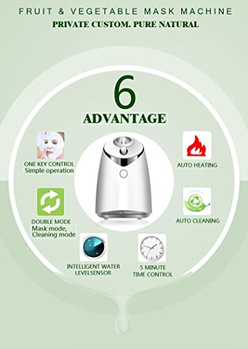 Onlineforu Intelligent Facial Mask Maker Machine, DIY Fruit & Vegetable Skincare Mask for All Skin Types - Image 4