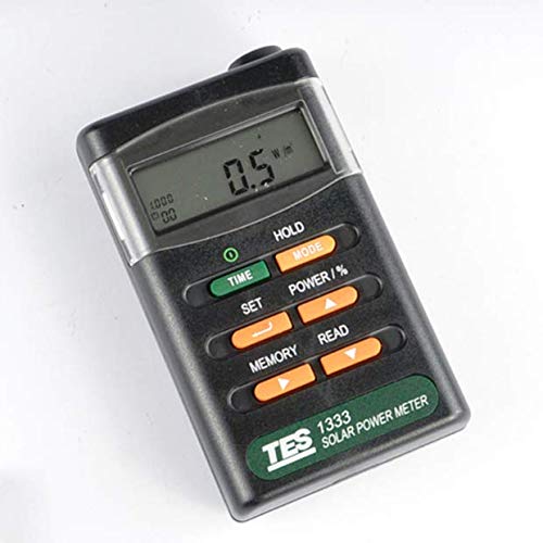 TES 1333 Solar Power Meter Tester Range 400-1100nm 2000W/m2 Digital Radiation Detector Solar Cell Energy Tester TES-1333